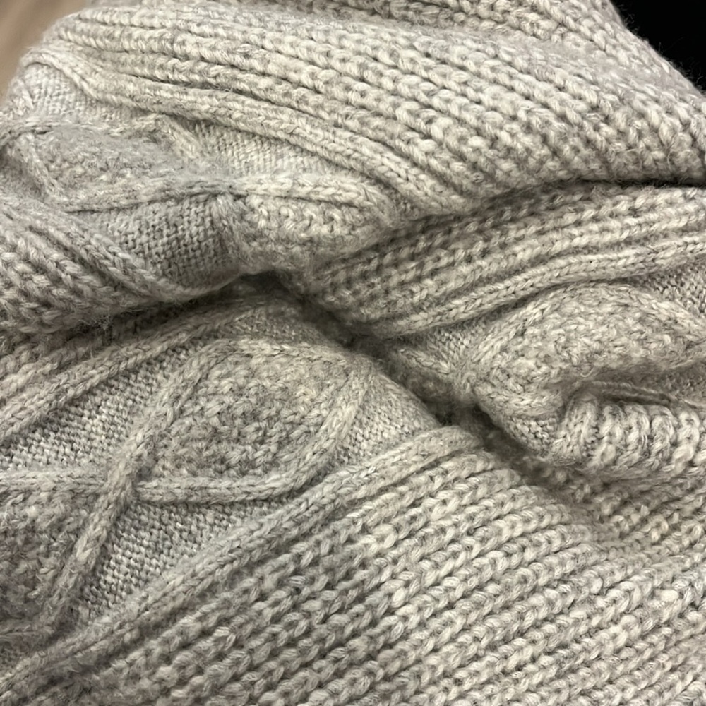 Express Light Gray Ribbed Joggers - Picture 9 of 11